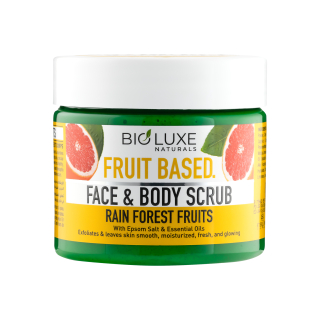 Bioluxe_Face_And_Body_Srcub_325ml_Fruit_Based_Rainforest