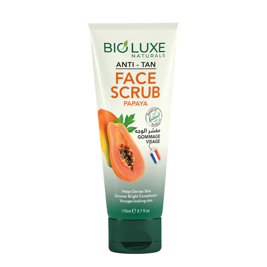 Bioluxe_Face_Scrub_170ml_Anti-tan_Papaya