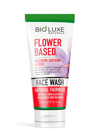 Bioluxe_Flower-based_Face_Wash_150ml_Kashmiri_Saffron_&_Rose